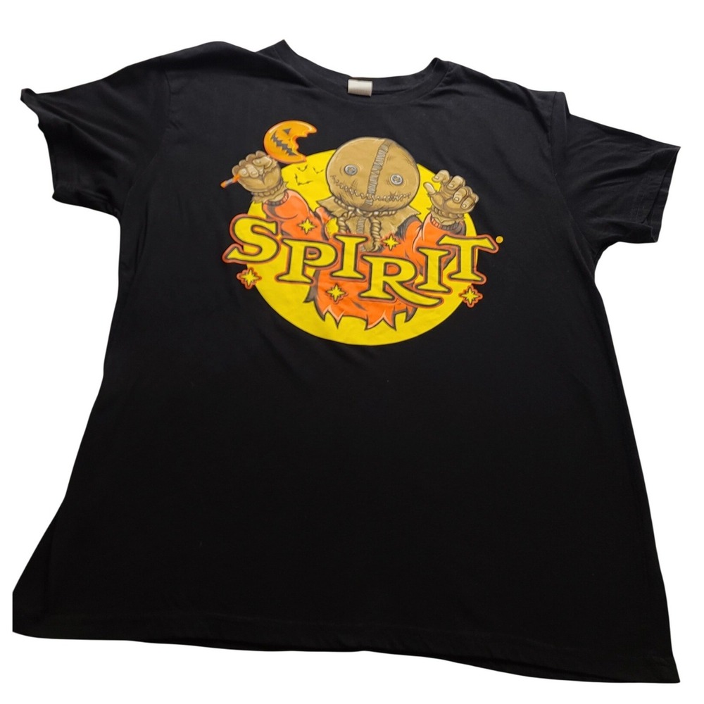 Spirit Halloween Trick r Treat Sam Graphic T-Shirt Black Men's Large 2023 Movie